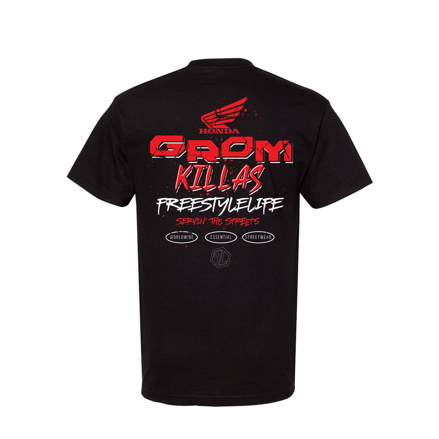 Grom Killas T-Shirt with Red Ink