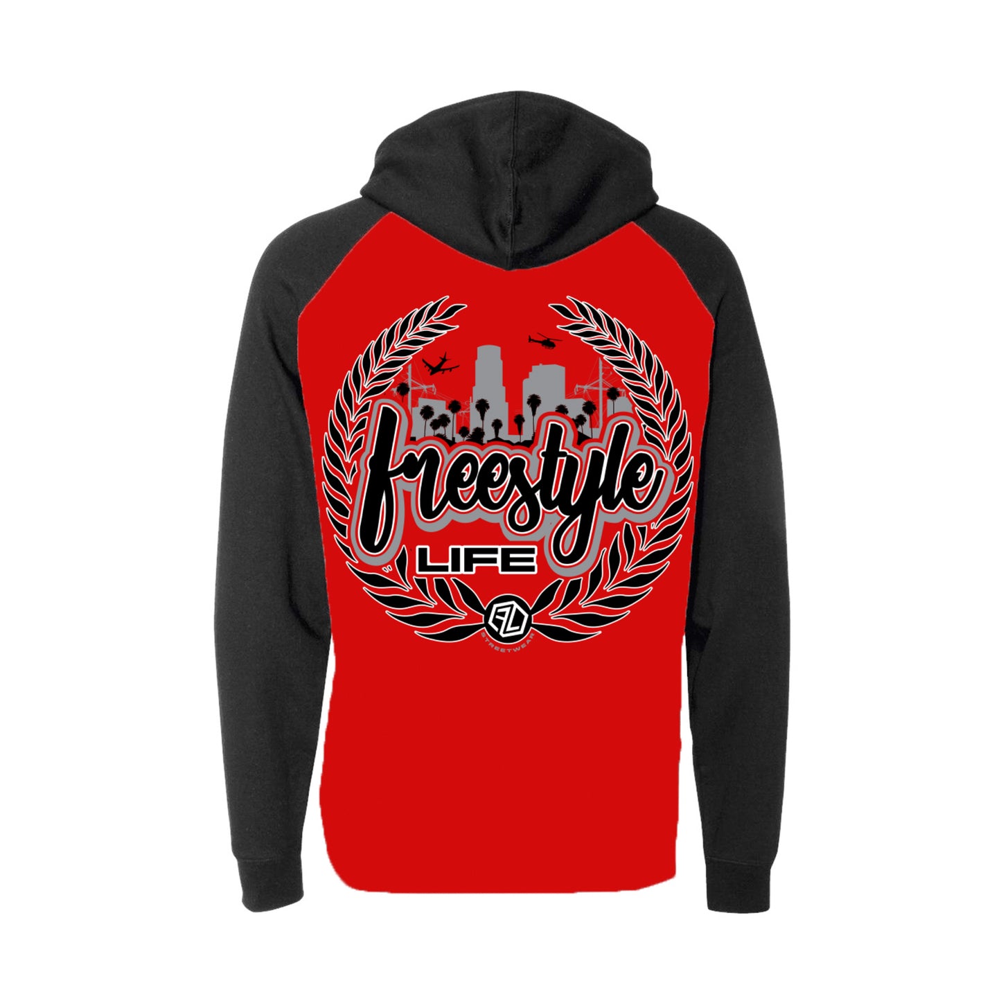 The Streets Hoodie | Red&Black