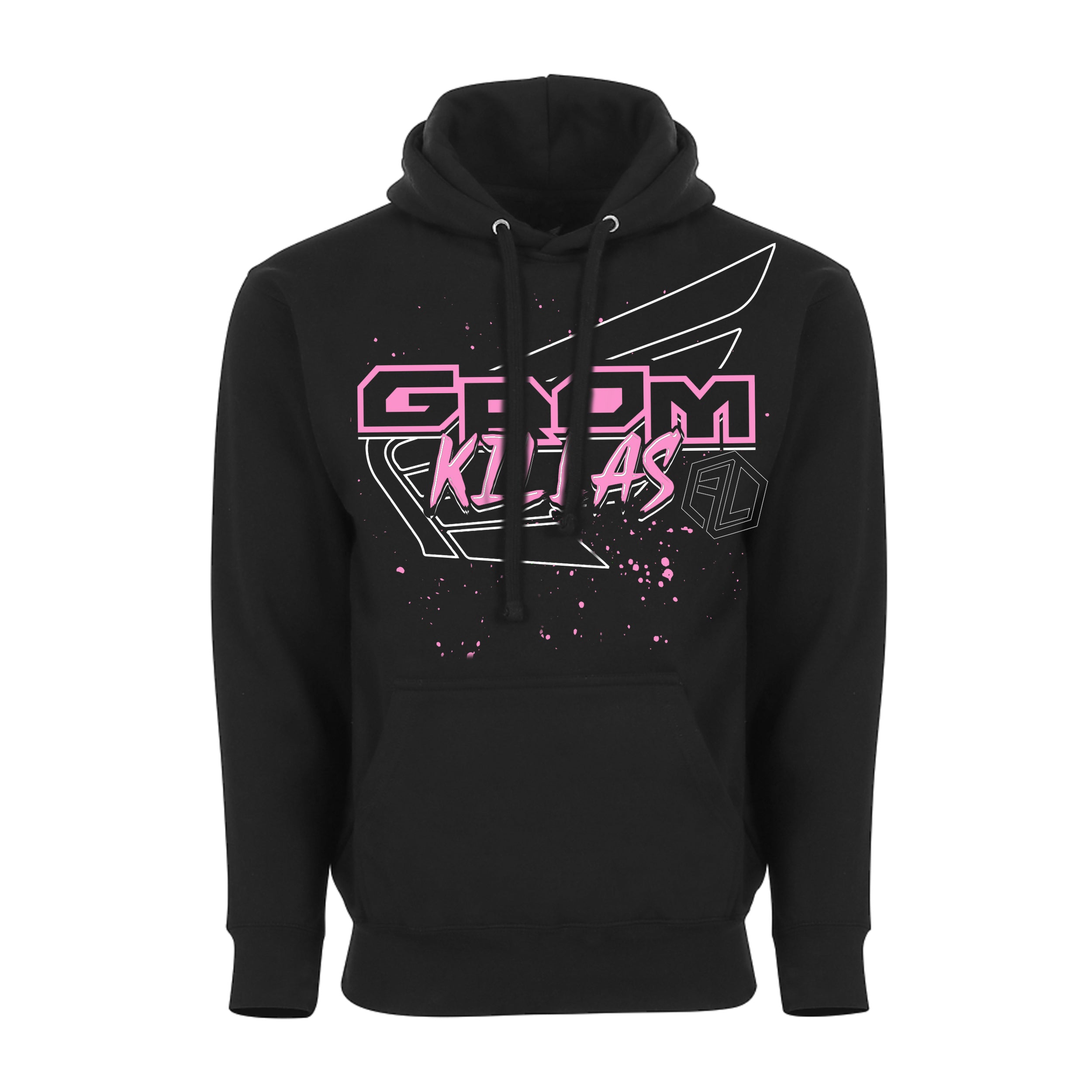 Grom Killas Hoodie - Pink Ink – Freestylelife Co.