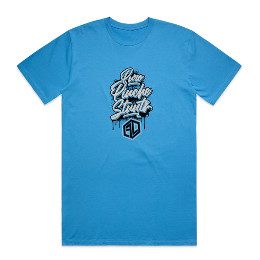 Puro Pinche Stunts T-Shirt | Turquoise